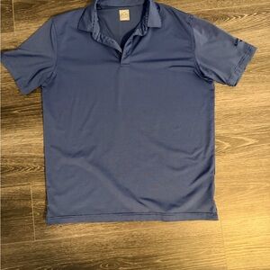 Callaway Blue Short-Sleeve Performance Golf Polo